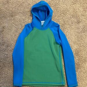 Blue and Green Copper River fleece